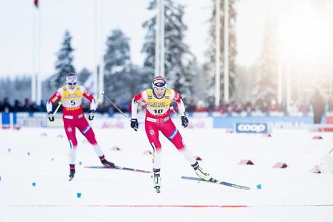 NordicFocus 01.12.2019, Ruka, Finland (FIN):Heidi Weng (NOR) - FIS world cup cross-country, pursuit women, Ruka (FIN). www.nordicfocus.com. © Modica/NordicFocus. Every downloaded picture is fee-liable.