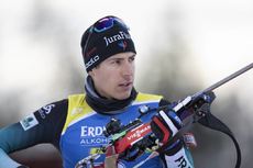 NordicFocus 01.12.2019, Oestersund, Sweden, (SWE):Quentin Fillon Maillet (FRA) - IBU world cup biathlon, sprint men, Oestersund (SWE). www.nordicfocus.com. © Manzoni/NordicFocus. Every downloaded picture is fee-liable.