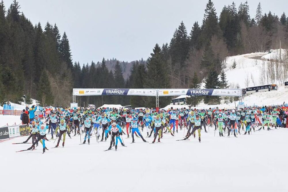 10.02.2019, Morez, France (FRA): start of the race - FIS World Loppet LaTransjurassienne, Morez (FRA). www.nordicfocus.com. © Rauschendorfer/NordicFocus. Every downloaded picture is fee-liable.