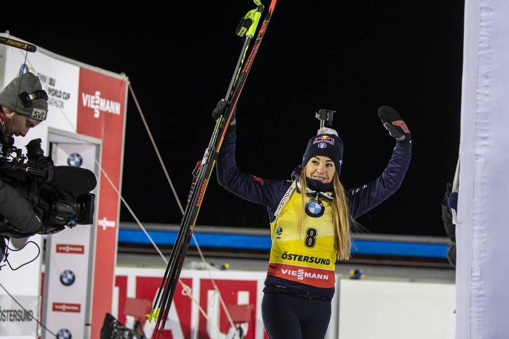 01.12.2019, Oestersund, Sweden, (SWE):Dorothea Wierer (ITA) - IBU world cup biathlon, sprint women, Oestersund (SWE). www.nordicfocus.com. © Nico Manzoni/NordicFocus. Every downloaded picture is fee-liable.