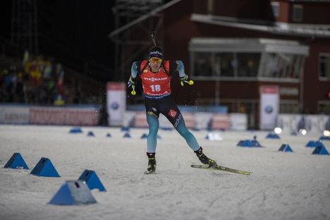 NordicFocus 04.12.2019, Oestersund, Sweden, (SWE):Quentin Fillon Maillet (FRA) - IBU world cup biathlon, individual men, Oestersund (SWE). www.nordicfocus.com. © Nico Manzoni/NordicFocus. Every downloaded picture is fee-liable.