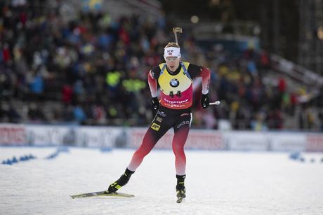 NordicFocus 01.12.2019, Oestersund, Sweden, (SWE):Johannes Thingnes Boe (NOR) - IBU world cup biathlon, sprint men, Oestersund (SWE). www.nordicfocus.com. © Manzoni/NordicFocus. Every downloaded picture is fee-liable.