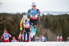 NordicFocus 07.12.2019, Lillehammer, Norway (NOR):Delphine Claudel (FRA) - FIS world cup cross-country, skiathlon women, Lillehammer (NOR). www.nordicfocus.com. © Modica/NordicFocus. Every downloaded picture is fee-liable.