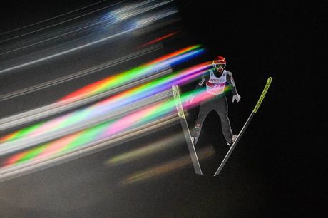 NordicFocus 07.12.2019, Nizhny Tagil, Russia (RUS):Markus Eisenbichler (GER) - FIS world cup ski jumping, individual HS134, Nizhny Tagil (RUS). www.nordicfocus.com. © Tumashov/NordicFocus. Every downloaded picture is fee-liable.