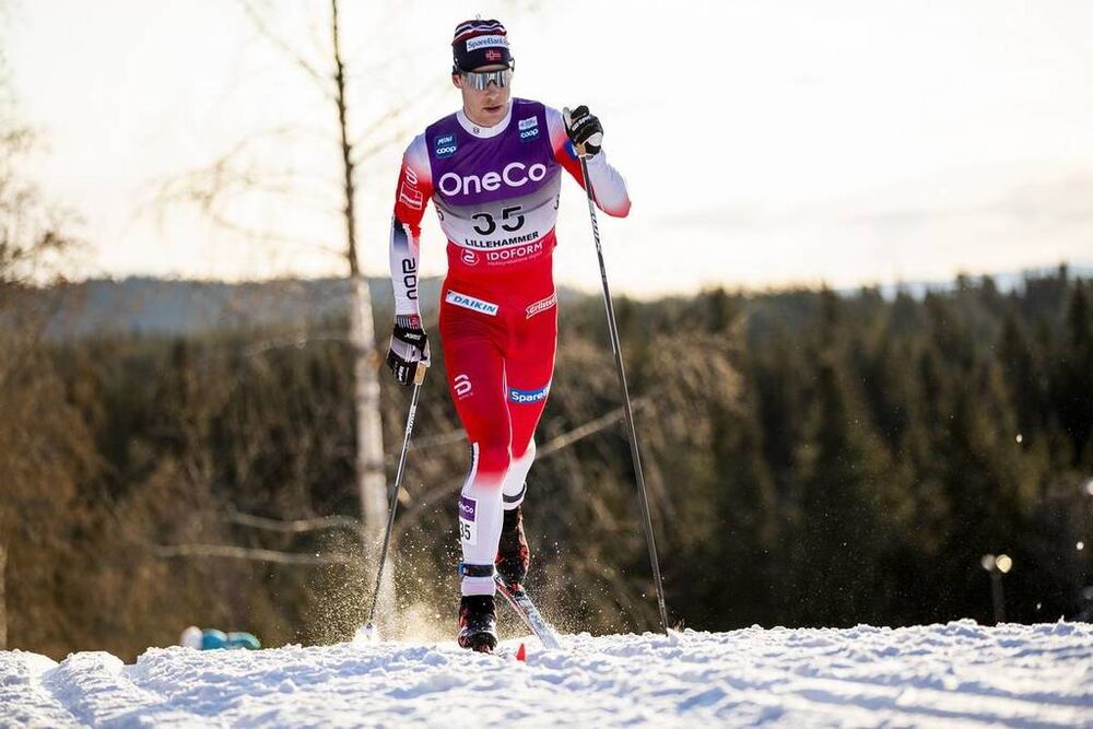 07.12.2019, Lillehammer, Norway (NOR):Mattis Stenshagen (NOR) - FIS world cup cross-country, skiathlon men, Lillehammer (NOR). www.nordicfocus.com. © Modica/NordicFocus. Every downloaded picture is fee-liable.