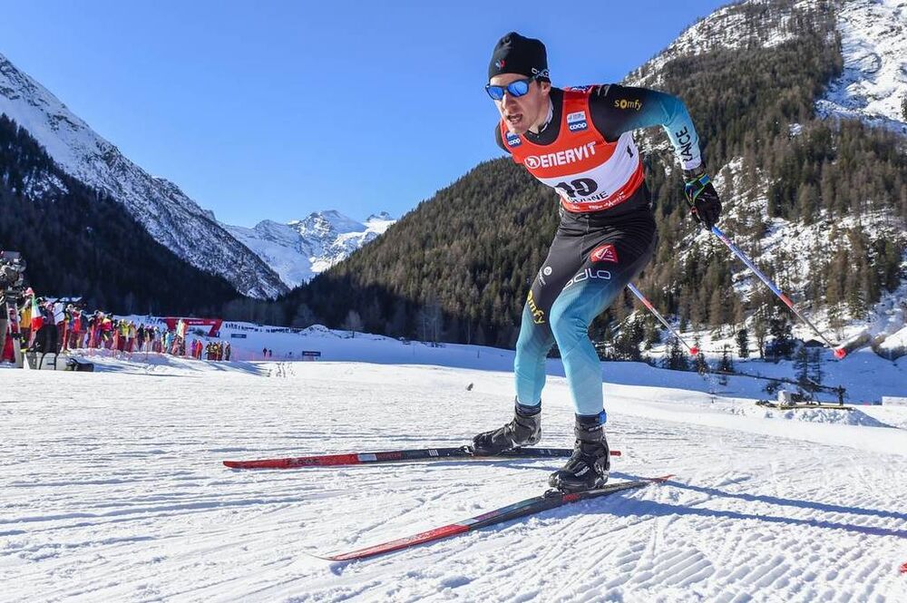 16.02.2019, Cogne, Italy (ITA):Valentin Chauvin (FRA) - FIS world cup cross-country, individual sprint, Cogne (ITA). www.nordicfocus.com. © Thibaut/NordicFocus. Every downloaded picture is fee-liable.