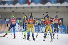 NordicFocus 14.12.2019, Hochfilzen, Austria (AUT):Elvira Oeberg (SWE), Linn Persson (SWE) - IBU world cup biathlon, relay women, Hochfilzen (AUT). www.nordicfocus.com. © Manzoni/NordicFocus. Every downloaded picture is fee-liable.