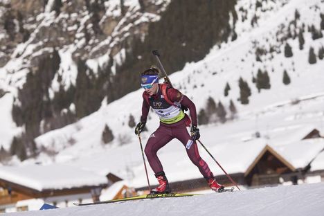 NordicFocus 24.01.2018, Ridnaun, Italy (ITA):Anastasiia Morozova (RUS) - IBU Open European championships biathlon, individual women, Ridnaun (ITA). www.nordicfocus.com. © Manzoni/NordicFocus. Every downloaded picture is fee-liable.