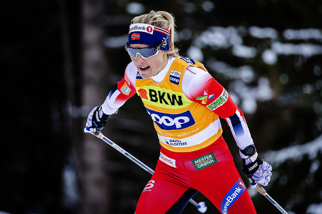 ALLT SOM VANLIGT: Ny överlägsen seger till Therese Johaug i en distanstävling i världscupen. Foto: NORDIC FOCUS