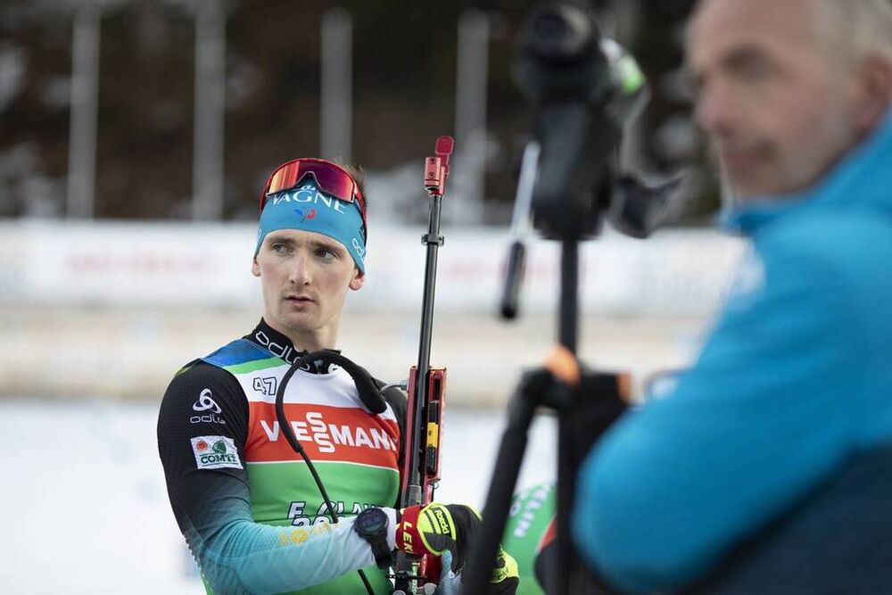 18.12.2019, Annecy-Le Grand Bornand, France (FRA):Fabien Claude (FRA) -  IBU world cup biathlon, training, Annecy-Le Grand Bornand (FRA). www.nordicfocus.com. © Manzoni/NordicFocus. Every downloaded picture is fee-liable.