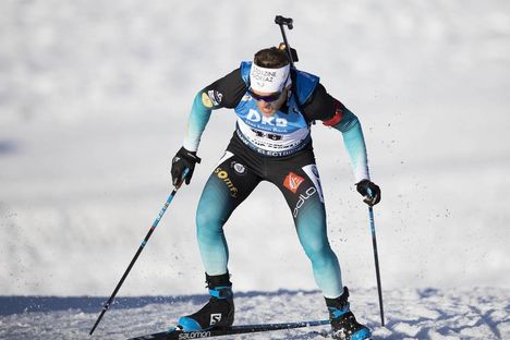 NordicFocus 19.12.2019, Annecy-Le Grand Bornand, France (FRA):Antonin Guigonnat (FRA) - IBU world cup biathlon, sprint men, Annecy-Le Grand Bornand (FRA). www.nordicfocus.com. © Manzoni/NordicFocus. Every downloaded picture is fee-liable.