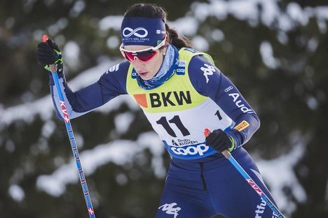 NordicFocus 15.12.2019, Davos, Switzerland (SUI):Ilaria Debertolis (ITA) - FIS world cup cross-country, 10km women, Davos (SUI). www.nordicfocus.com. © Modica/NordicFocus. Every downloaded picture is fee-liable.