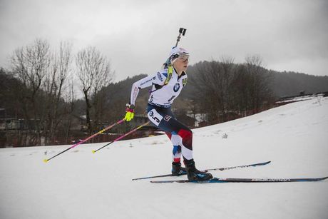 NordicFocus 20.12.2019, Annecy-Le Grand Bornand, France (FRA):Marketa Davidova (CZE) - IBU world cup biathlon, sprint women, Annecy-Le Grand Bornand (FRA). www.nordicfocus.com. © Manzoni/NordicFocus. Every downloaded picture is fee-liable.