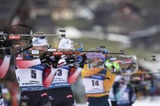 NordicFocus 21.12.2019, Annecy-Le Grand Bornand, France (FRA):Erlend Bjoentegaard (NOR) - IBU world cup biathlon, pursuit men, Annecy-Le Grand Bornand (FRA). www.nordicfocus.com. © Manzoni/NordicFocus. Every downloaded picture is fee-liable.