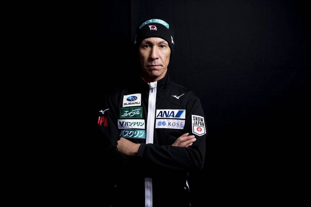 28.11.2019, Ruka, Finland, (FIN):Noriaki Kasai (JPN) - FIS world cup ski jumping, photoshooting, Ruka (FIN). www.nordicfocus.com. © Vianney THIBAUT/NordicFocus. Every downloaded picture is fee-liable.