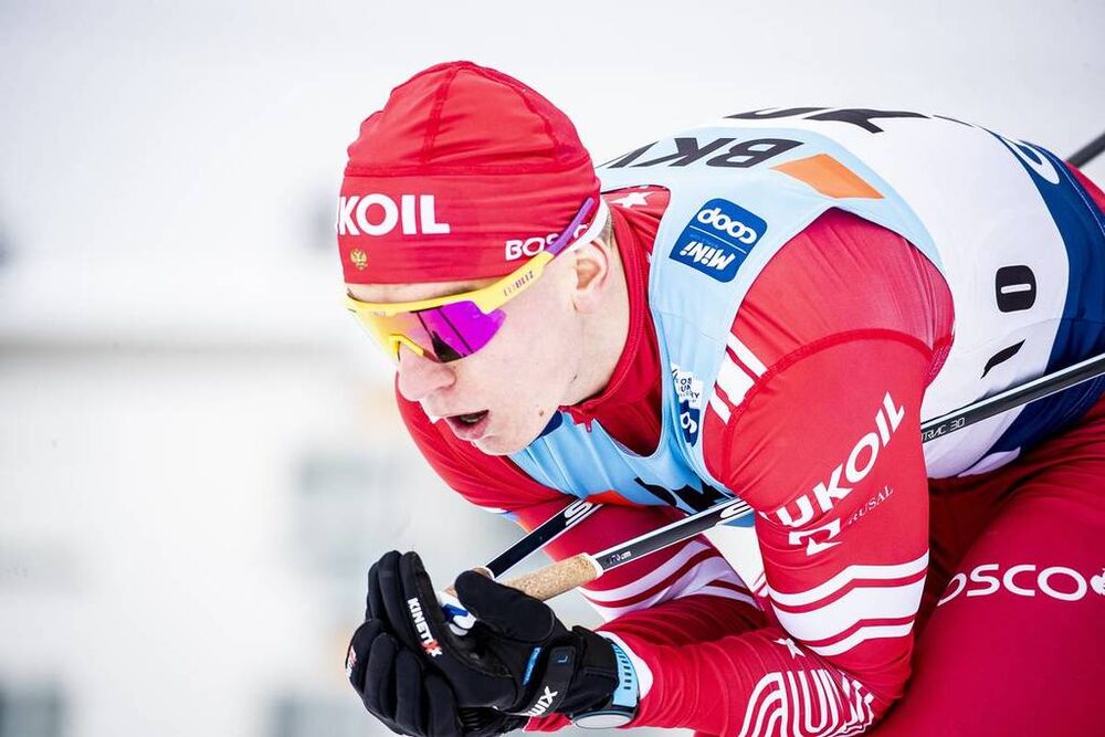 14.12.2019, Davos, Switzerland (SUI):Alexander Bolshunov (RUS) - FIS world cup cross-country, individual sprint, Davos (SUI). www.nordicfocus.com. © Modica/NordicFocus. Every downloaded picture is fee-liable.