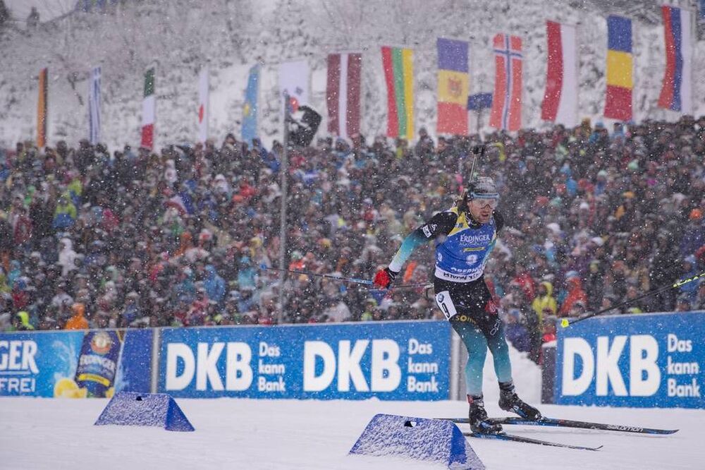 12.01.2019, Oberhof, Germany (GER):Simon Desthieux (FRA) -  IBU world cup biathlon, pursuit men, Oberhof (GER). www.nordicfocus.com. © Manzoni/NordicFocus. Every downloaded picture is fee-liable.