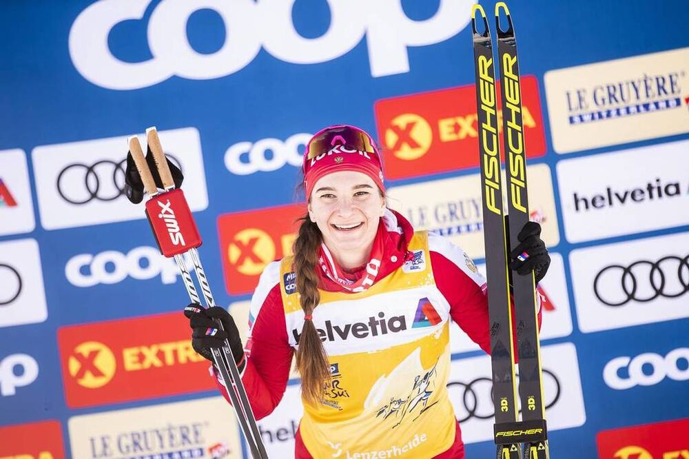 29.12.2019, Lenzerheide, Switzerland (SUI):Natalia Nepryaeva (RUS) - FIS world cup cross-country, tour de ski, individual sprint, Lenzerheide (SUI). www.nordicfocus.com. © Modica/NordicFocus. Every downloaded picture is fee-liable.