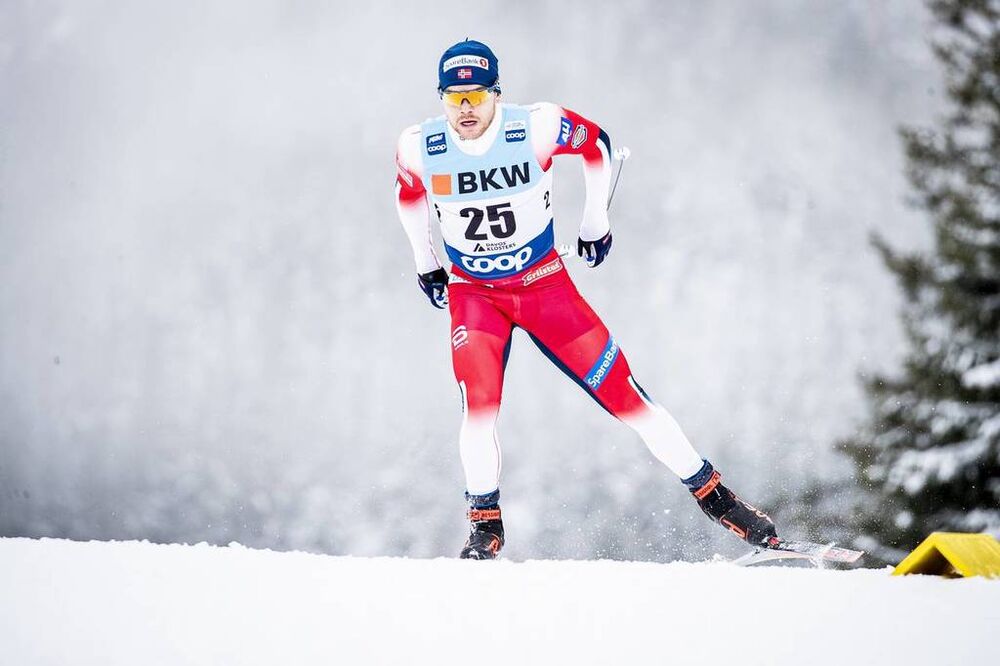 14.12.2019, Davos, Switzerland (SUI):Haavard Solaas Taugboel (NOR) - FIS world cup cross-country, individual sprint, Davos (SUI). www.nordicfocus.com. © Modica/NordicFocus. Every downloaded picture is fee-liable.
