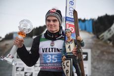 NordicFocus 01.01.2020, Garmisch, Germany (GER):Marius Lindvik (NOR) - FIS world cup ski jumping, four hills tournament, individual HS142, Garmisch (GER). www.nordicfocus.com. © Tumashov/NordicFocus. Every downloaded picture is fee-liable.