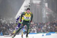 NordicFocus 24.02.2019, Minsk-Raubichi, Belarus (BLR):Lucas Fratzscher (GER) - IBU Open European championships biathlon, pursuit men, Minsk-Raubichi (BLR). www.nordicfocus.com. © Manzoni/NordicFocus. Every downloaded picture is fee-liable.