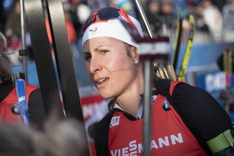 NordicFocus 21.12.2019, Annecy-Le Grand Bornand, France (FRA):Caroline Colombo (FRA) - IBU world cup biathlon, pursuit women, Annecy-Le Grand Bornand (FRA). www.nordicfocus.com. © Thibaut/NordicFocus. Every downloaded picture is fee-liable.