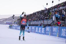 NordicFocus 11.01.2020, Oberhof, Germany (GER):Quentin Fillon Maillet (FRA) - IBU world cup biathlon, relay men, Oberhof (GER). www.nordicfocus.com. © Manzoni/NordicFocus. Every downloaded picture is fee-liable.