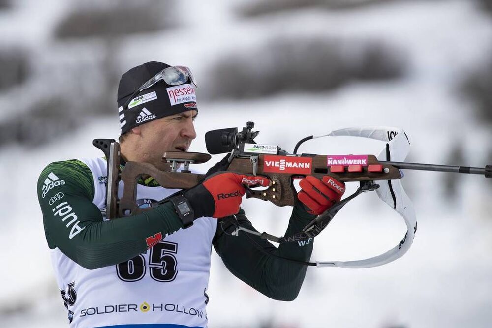 15.02.2019, Soldier Hollow, United States of America (USA):Philipp Nawrath (GER) -  IBU world cup biathlon, sprint men, Soldier Hollow (USA). www.nordicfocus.com. © Manzoni/NordicFocus. Every downloaded picture is fee-liable.
