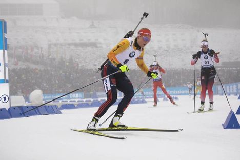 NordicFocus 12.01.2020, Oberhof, Germany (GER):Denise Herrmann (GER) - IBU world cup biathlon, mass women, Oberhof (GER). www.nordicfocus.com. © Manzoni/NordicFocus. Every downloaded picture is fee-liable.