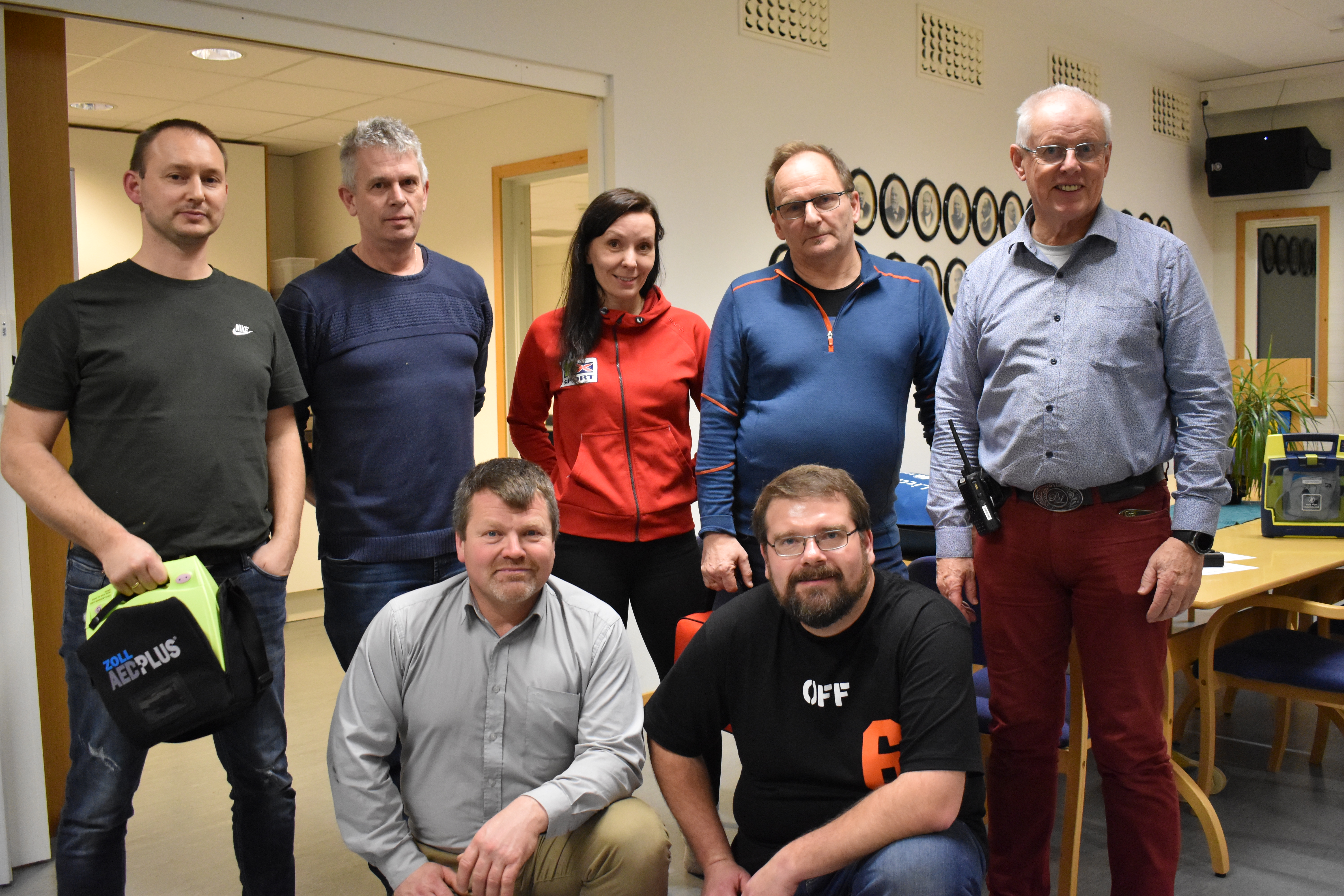 Førstehjelpgruppe i brannvesenet 2019