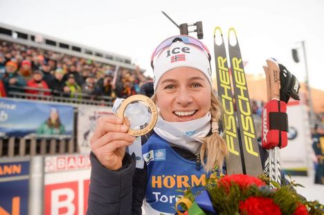 NordicFocus 15.01.2020, Ruhpolding, Germany (GER):Tiril Eckhoff (NOR) - IBU world cup biathlon, sprint women, Ruhpolding (GER). www.nordicfocus.com. © Tumashov/NordicFocus. Every downloaded picture is fee-liable.