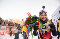 NordicFocus 15.01.2020, Ruhpolding, Germany (GER):Dorothea Wierer (ITA) - IBU world cup biathlon, sprint women, Ruhpolding (GER). www.nordicfocus.com. © Tumashov/NordicFocus. Every downloaded picture is fee-liable.