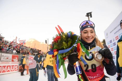 NordicFocus 15.01.2020, Ruhpolding, Germany (GER):Dorothea Wierer (ITA) - IBU world cup biathlon, sprint women, Ruhpolding (GER). www.nordicfocus.com. © Tumashov/NordicFocus. Every downloaded picture is fee-liable.