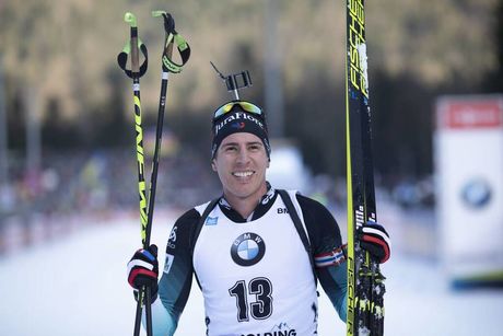 NordicFocus 16.01.2020, Ruhpolding, Germany (GER):Quentin Fillon Maillet (FRA) - IBU world cup biathlon, sprint men, Ruhpolding (GER). www.nordicfocus.com. © Manzoni/NordicFocus. Every downloaded picture is fee-liable.