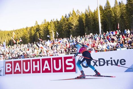 NordicFocus 07.12.2018, Pokljuka, Slovenia (SLO):Martin Fourcade (FRA) - IBU world cup biathlon, sprint men, Pokljuka (SLO). www.nordicfocus.com. © Manzoni/NordicFocus. Every downloaded picture is fee-liable.
