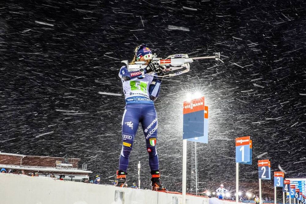 30.11.2019, Oestersund, Sweden, (SWE):Dorothea Wierer (ITA) - IBU world cup biathlon, relay mixed, Oestersund (SWE). www.nordicfocus.com. © Manzoni/NordicFocus. Every downloaded picture is fee-liable.