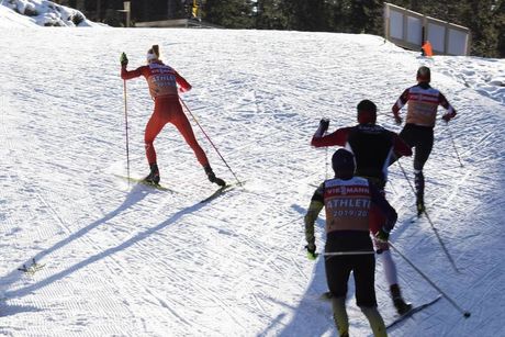 NordicFocus 22.01.2020, Pokljuka, Slovenia (SLO):Emma Lunder (CAN) - IBU world cup biathlon, training, Pokljuka (SLO). www.nordicfocus.com. © Manzoni/NordicFocus. Every downloaded picture is fee-liable.