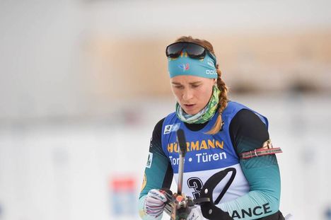 NordicFocus 15.01.2020, Ruhpolding, Germany (GER):Anais Bescond (FRA) - IBU world cup biathlon, sprint women, Ruhpolding (GER). www.nordicfocus.com. © Tumashov/NordicFocus. Every downloaded picture is fee-liable.