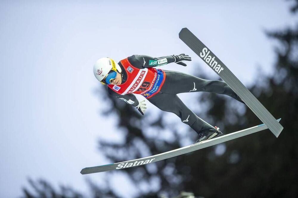 18.01.2020, Titisee-Neustadt, Germany (GER):Yukiya Sato (JPN) - FIS world cup ski jumping, individual HS142, Titisee-Neustadt (GER). www.nordicfocus.com. © Thibaut/NordicFocus. Every downloaded picture is fee-liable.