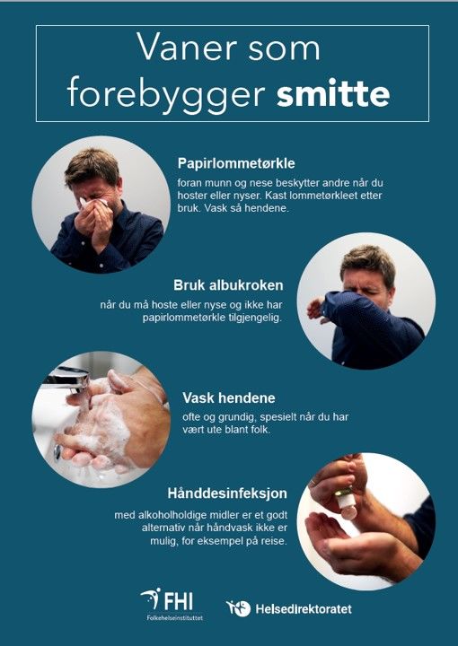 Vaner som forebygger smitte