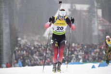 NordicFocus 24.02.2019, Minsk-Raubichi, Belarus (BLR):Endre Stroemsheim (NOR) - IBU Open European championships biathlon, pursuit men, Minsk-Raubichi (BLR). www.nordicfocus.com. © Manzoni/NordicFocus. Every downloaded picture is fee-liable.