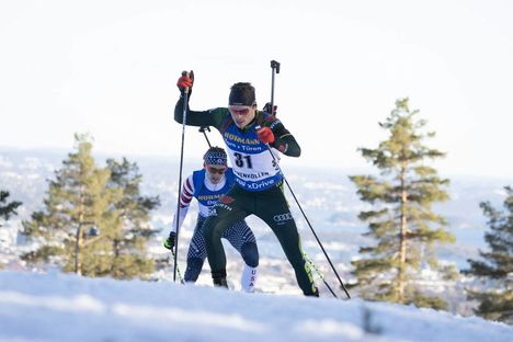 NordicFocus 23.03.2019, Oslo, Norway (NOR):Lucas Fratzscher (GER) - IBU world cup biathlon, pursuit men, Oslo (NOR). www.nordicfocus.com. © Manzoni/NordicFocus. Every downloaded picture is fee-liable.