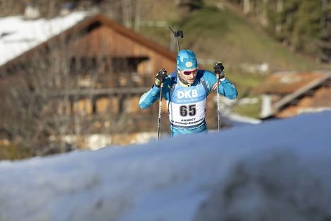 NordicFocus 19.12.2019, Annecy-Le Grand Bornand, France (FRA):Anton Pantov (KAZ) - IBU world cup biathlon, sprint men, Annecy-Le Grand Bornand (FRA). www.nordicfocus.com. © Manzoni/NordicFocus. Every downloaded picture is fee-liable.