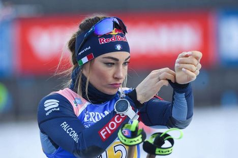 NordicFocus 17.01.2020, Ruhpolding, Germany (GER):Dorothea Wierer (ITA) - IBU world cup biathlon, relay women, Ruhpolding (GER). www.nordicfocus.com. © Tumashov/NordicFocus. Every downloaded picture is fee-liable.