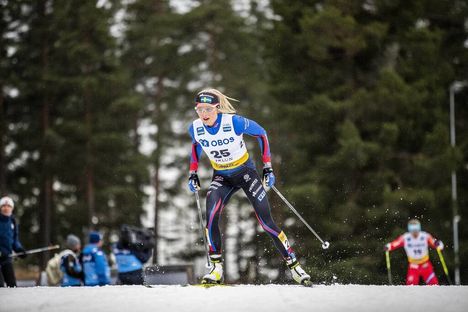 NordicFocus 09.02.2020, Falun, Sweden (SWE):Frida Karlsson (SWE) - FIS world cup cross-country, 10km women, Falun (SWE). www.nordicfocus.com. © Modica/NordicFocus. Every downloaded picture is fee-liable.