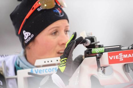 NordicFocus 08.03.2019, Oestersund, Sweden (SWE):Celia Aymonier (FRA) - IBU world championships biathlon, sprint women, Oestersund (SWE). www.nordicfocus.com. © Tumashov/NordicFocus. Every downloaded picture is fee-liable.