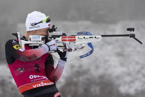 NordicFocus 12.01.2020, Oberhof, Germany (GER):Tiril Eckhoff (NOR) - IBU world cup biathlon, mass women, Oberhof (GER). www.nordicfocus.com. © Manzoni/NordicFocus. Every downloaded picture is fee-liable.