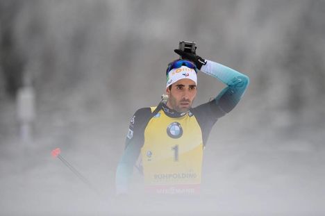 NordicFocus 19.01.2020, Ruhpolding, Germany (GER):Martin Fourcade (FRA) - IBU world cup biathlon, pursuit men, Ruhpolding (GER). www.nordicfocus.com. © Tumashov/NordicFocus. Every downloaded picture is fee-liable.