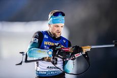 Federico Modica 15.02.2020, Antholz, Italy (ITA):Simon Desthieux (FRA) - IBU World Championships Biathlon, sprint men, Antholz (ITA). www.nordicfocus.com. © Modica/NordicFocus. Every downloaded picture is fee-liable.