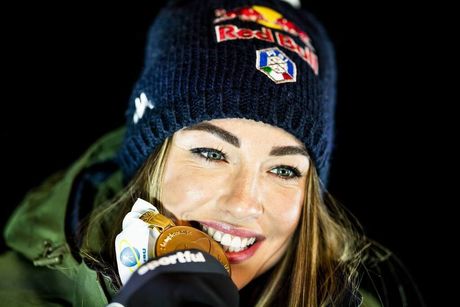 NordicFocus 13.02.2020, Antholz, Italy (ITA):Dorothea Wierer (ITA) - IBU world championships biathlon, medals, Antholz (ITA). www.nordicfocus.com. © Modica/NordicFocus. Every downloaded picture is fee-liable.